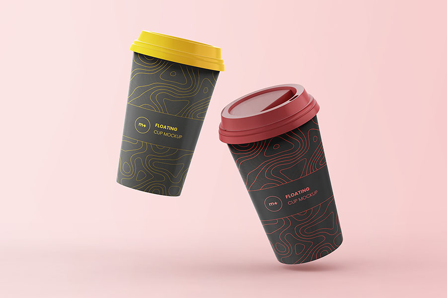 Cardboard Coffee Cup Mockup